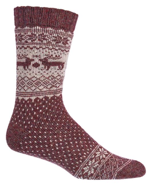 2 Paar TippTexx 24 Norweger Trend-Socken mit Merino- und Alpakawolle